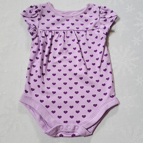 Garanimals (3) Piece Lavender & Purple Set Baby Girl - Picture 9 of 12